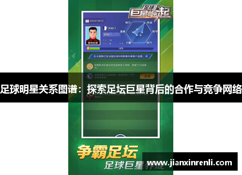 足球明星关系图谱：探索足坛巨星背后的合作与竞争网络